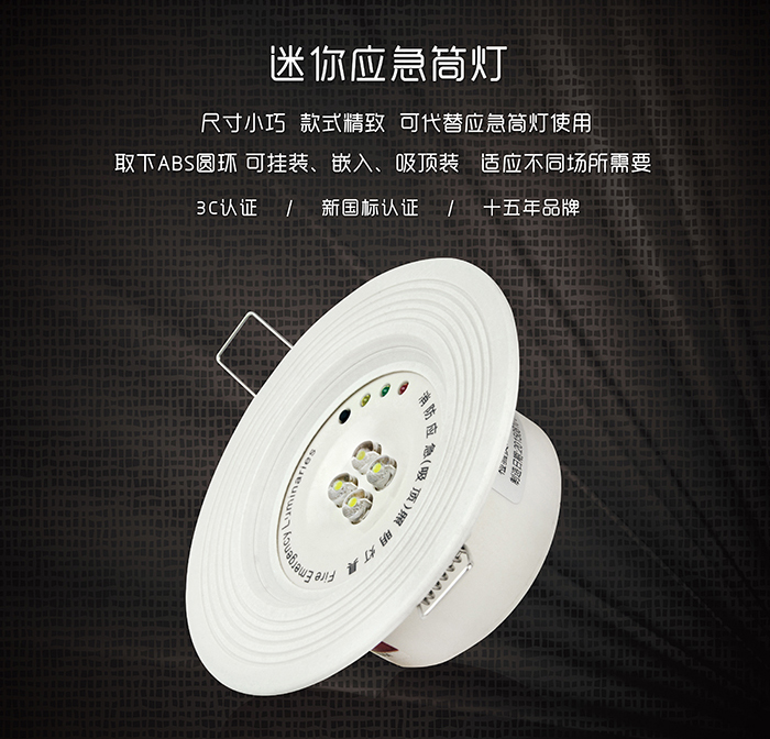 藝光消防迷你應急筒燈--精致小巧的體驗，不容錯過的選擇